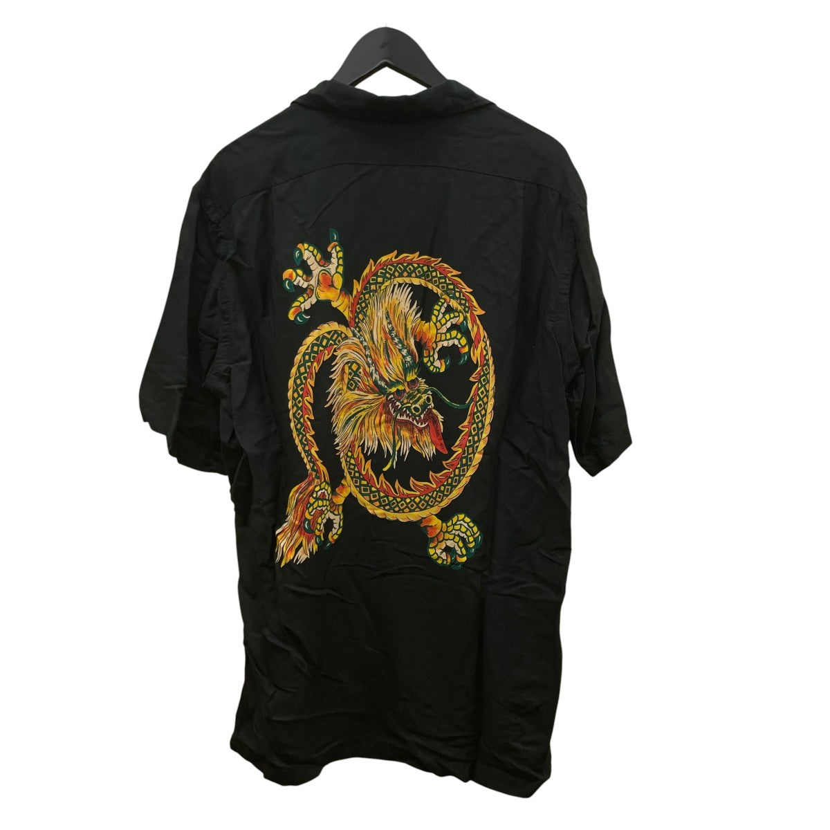 POLO RALPH LAUREN 90s ドラゴン クレイトンオープンカラーシャツ 古着・中古-2枚目のアイテム画像