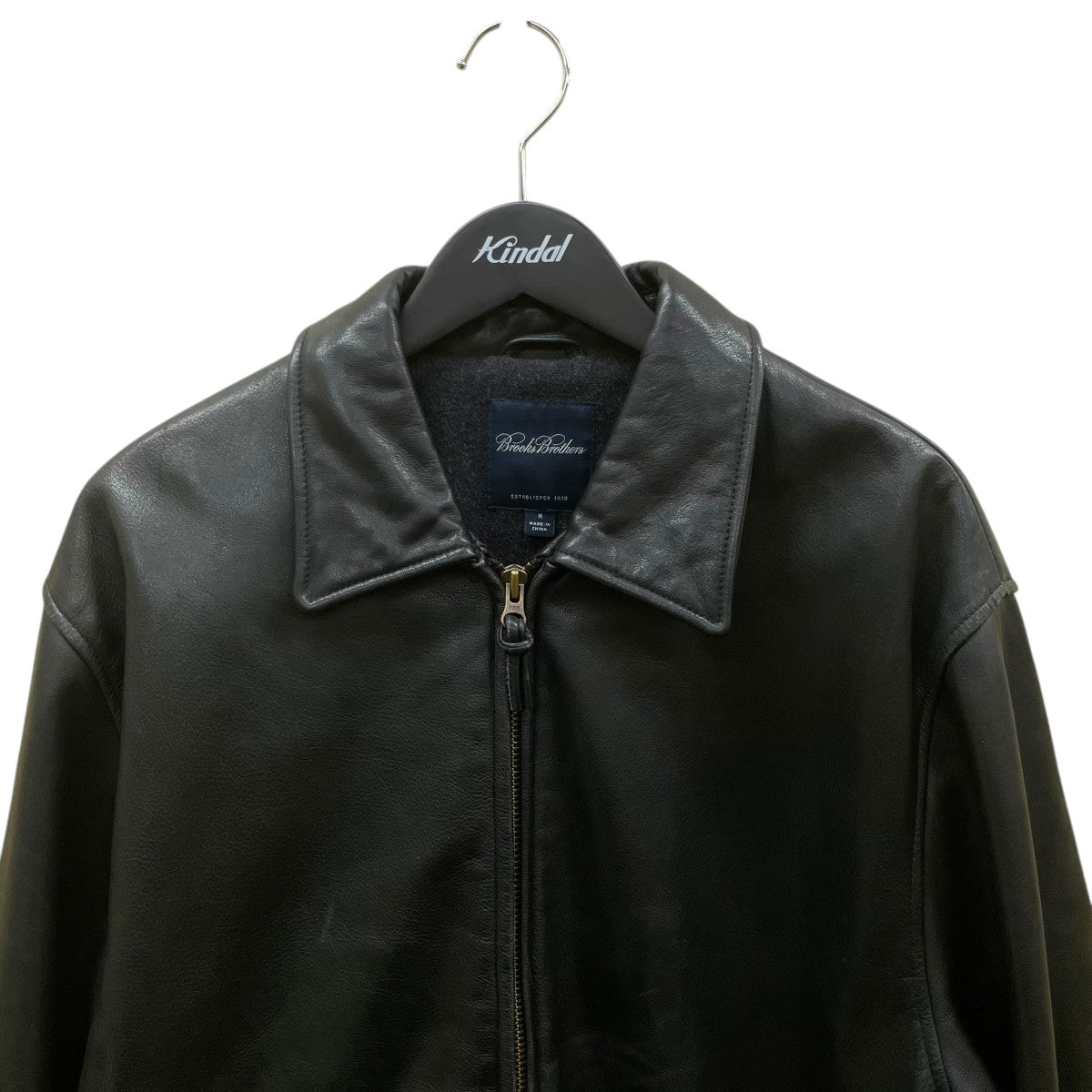 BROOKS BROTHERS(ブルックスブラザーズ) レザージャケット ブラック