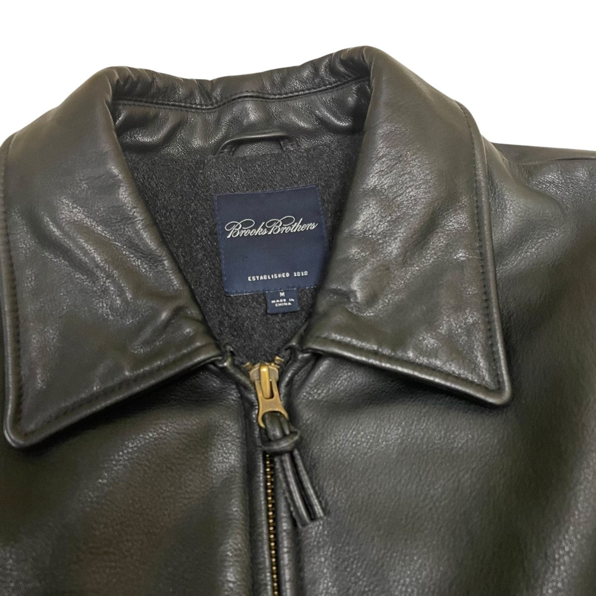 BROOKS BROTHERS(ブルックスブラザーズ) レザージャケット ブラック