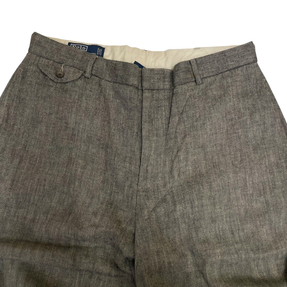 POLO RALPH LAUREN(ポロラルフローレン) 90S ツイードパンツ グレー