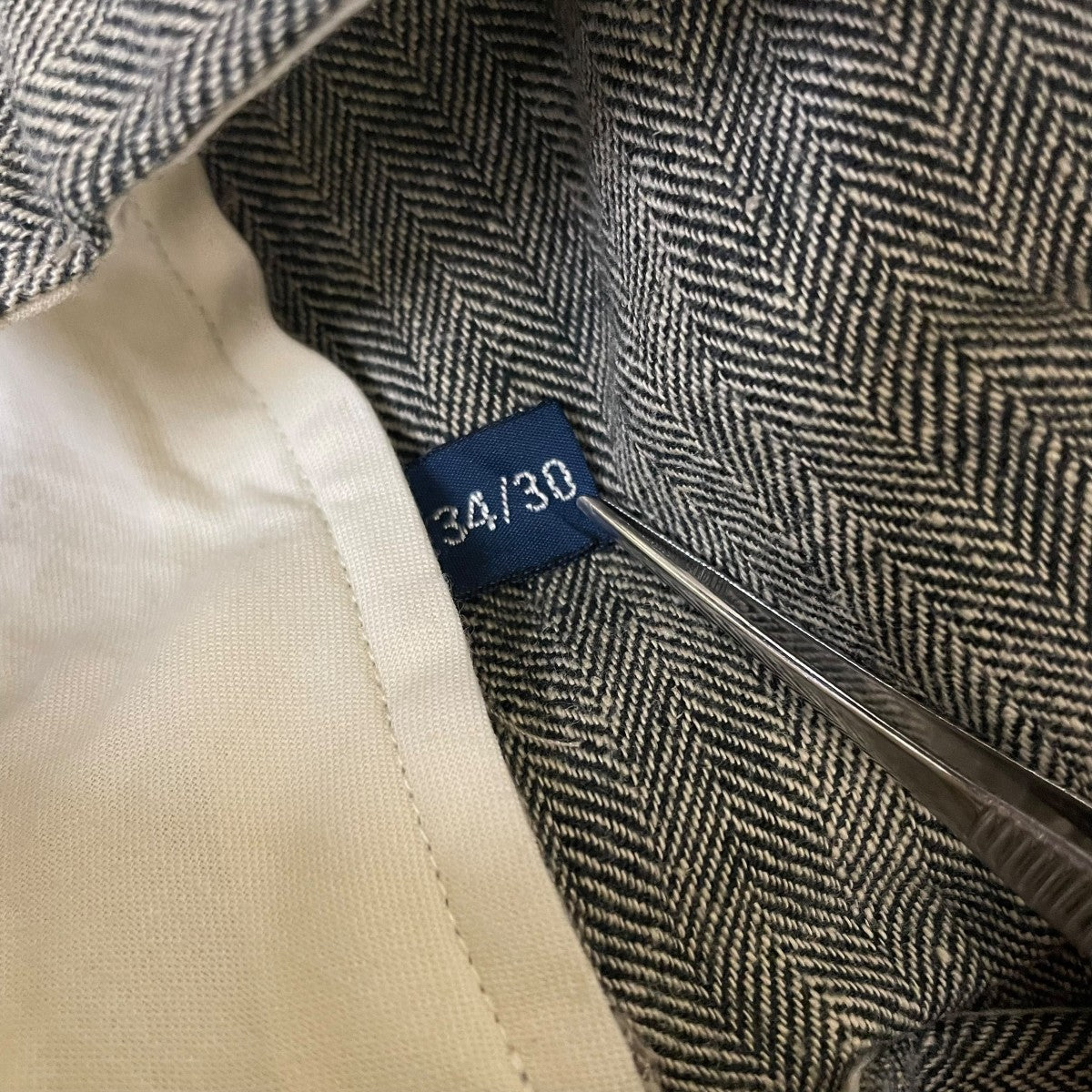 POLO RALPH LAUREN(ポロラルフローレン) 90S ツイードパンツ グレー