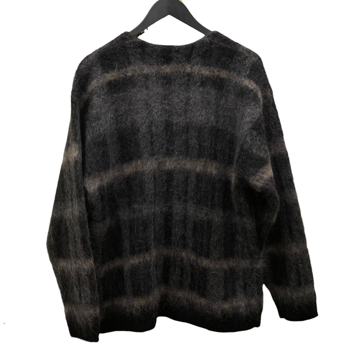 モヘヤ ミックス プレイド カーディガン25080470182030