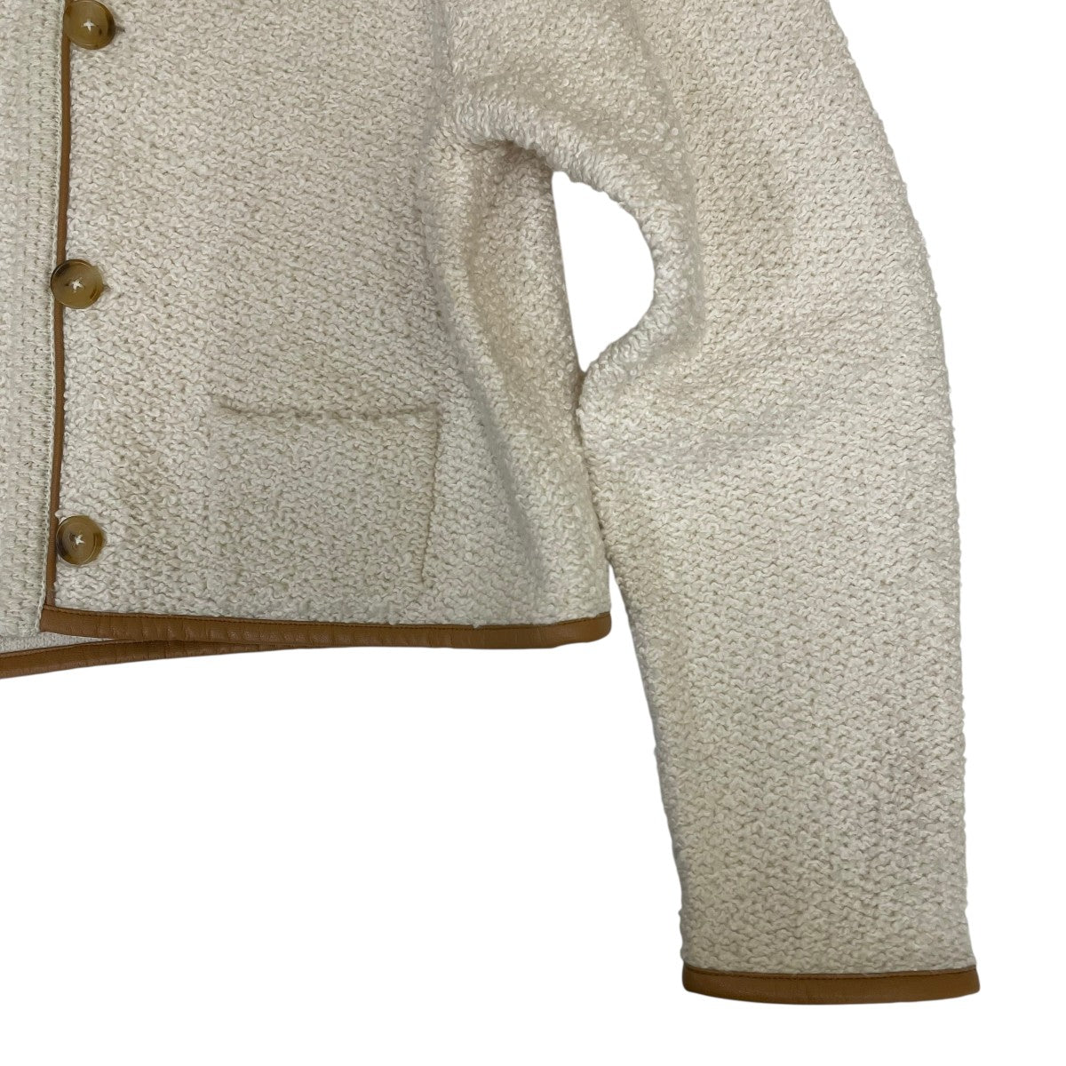 パイピング クルーネックカーディガン12-02-44-02201