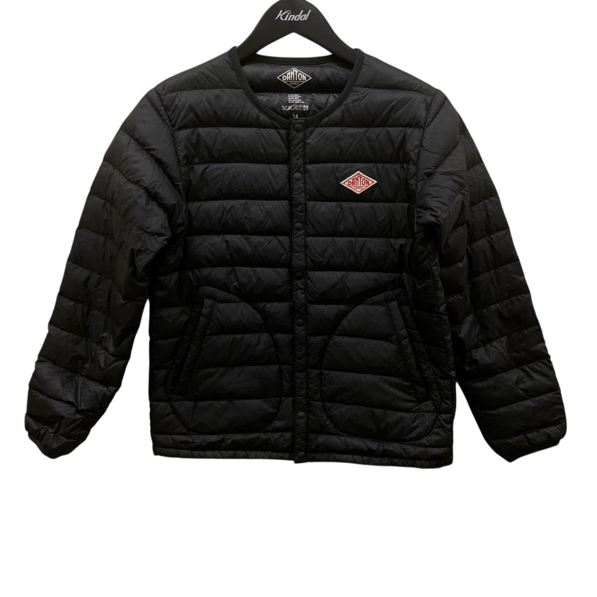 DANTON(ダントン) ノーカラーダウンジャケットKW42-117-02 KW42-117-02