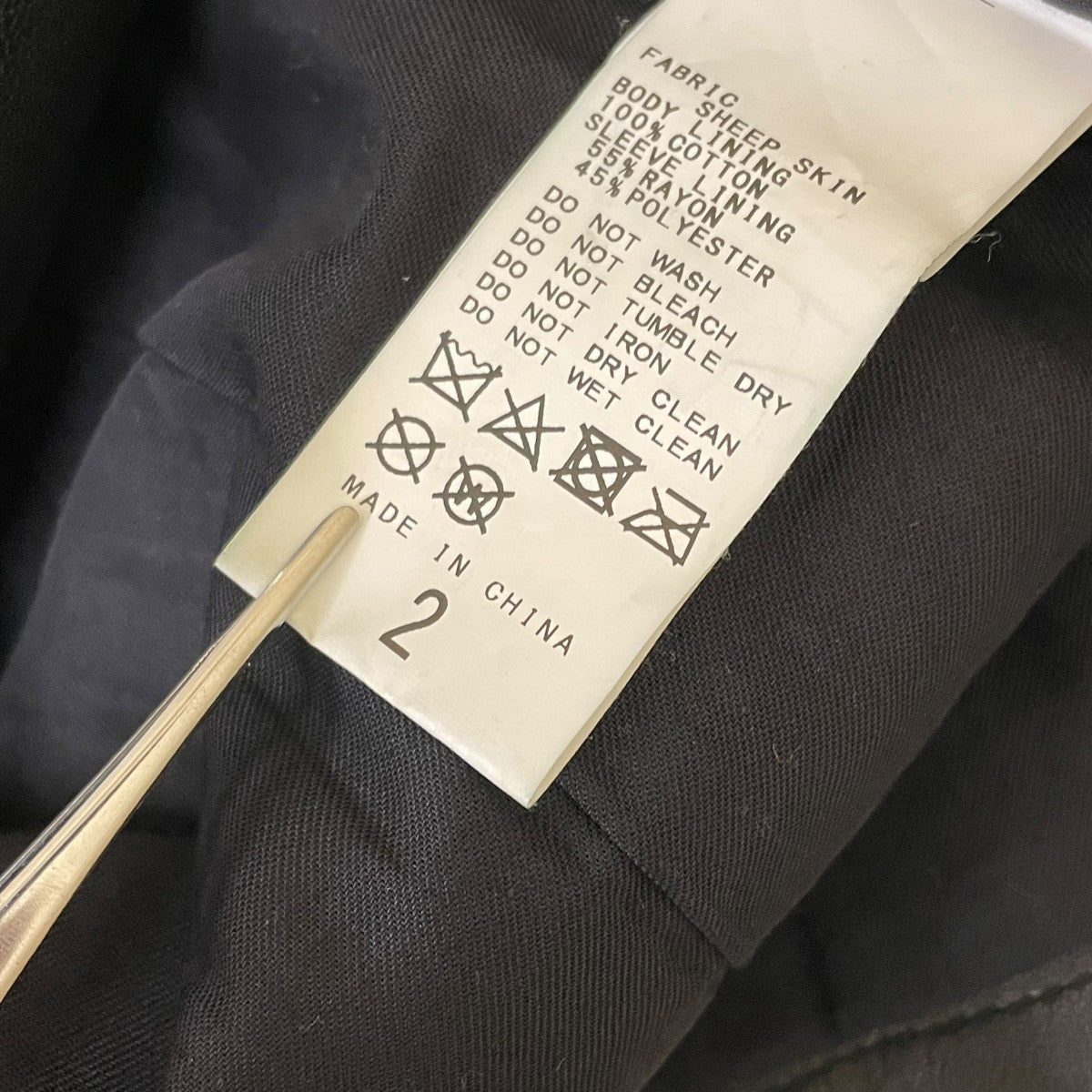 24AWfirstclass lamb leather jacketレザージャケット24011684101430