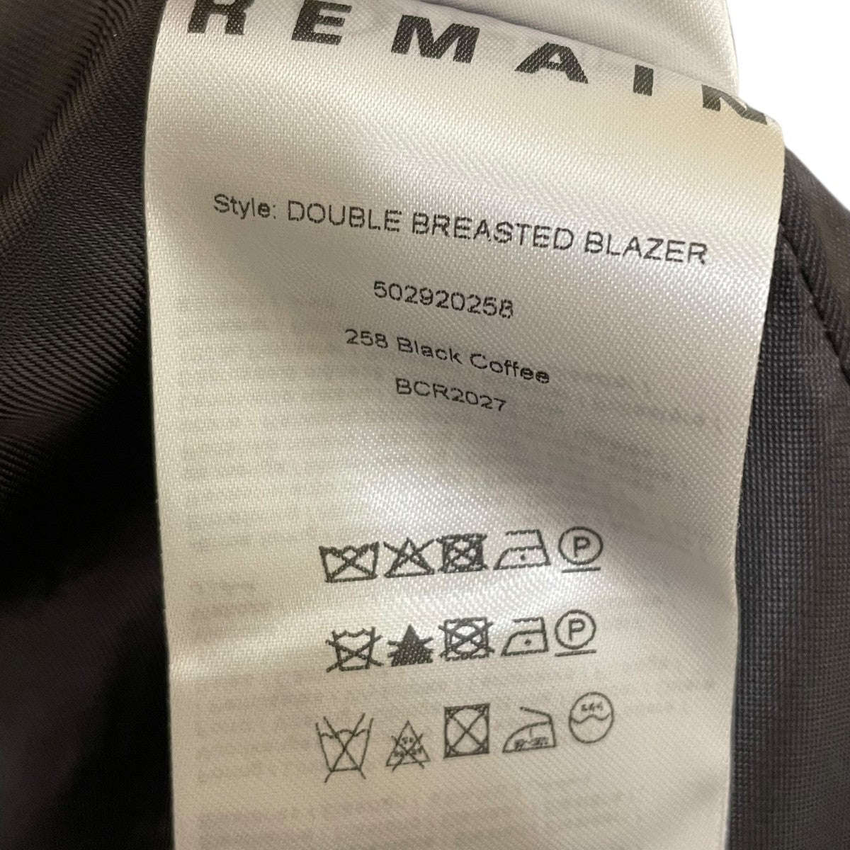 REMAIN ダブルブレザーダブルジャケット502920258 古着・中古-6枚目のアイテム画像