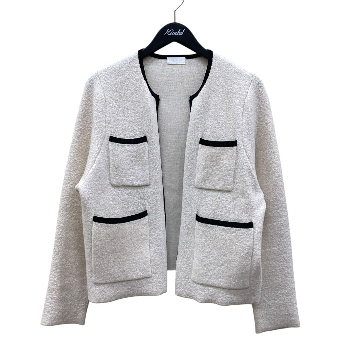 BALLSEY(ボールジー) ウールナイロンブークレー フロントオープン