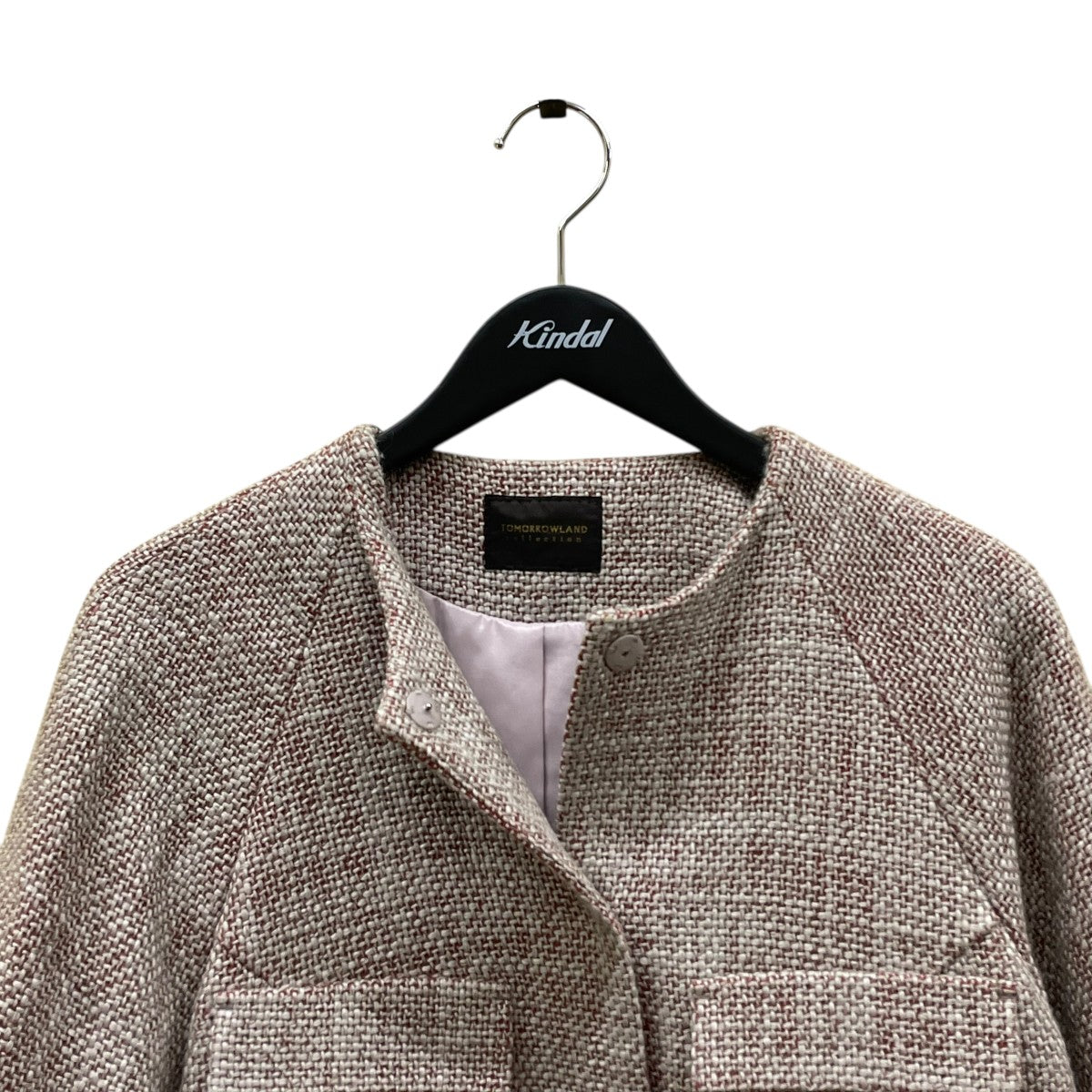 ロービングツイード クルーネックジャケット13-07-34-07354