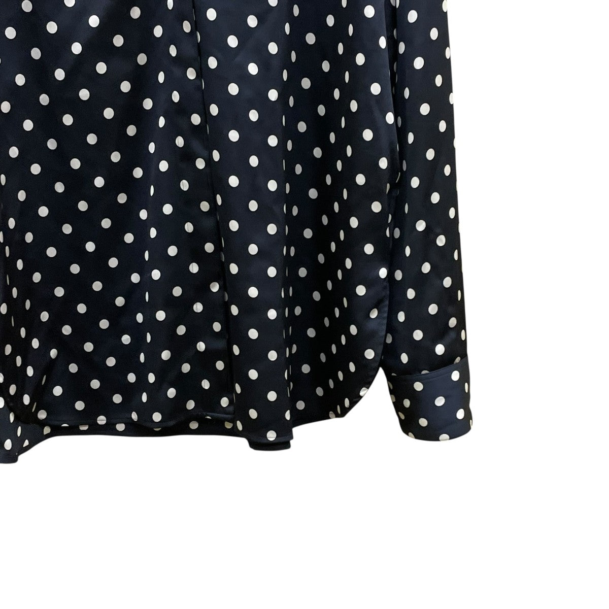 ドットプリントニュアンスシャツブラウス長袖ブラウス24051900210020