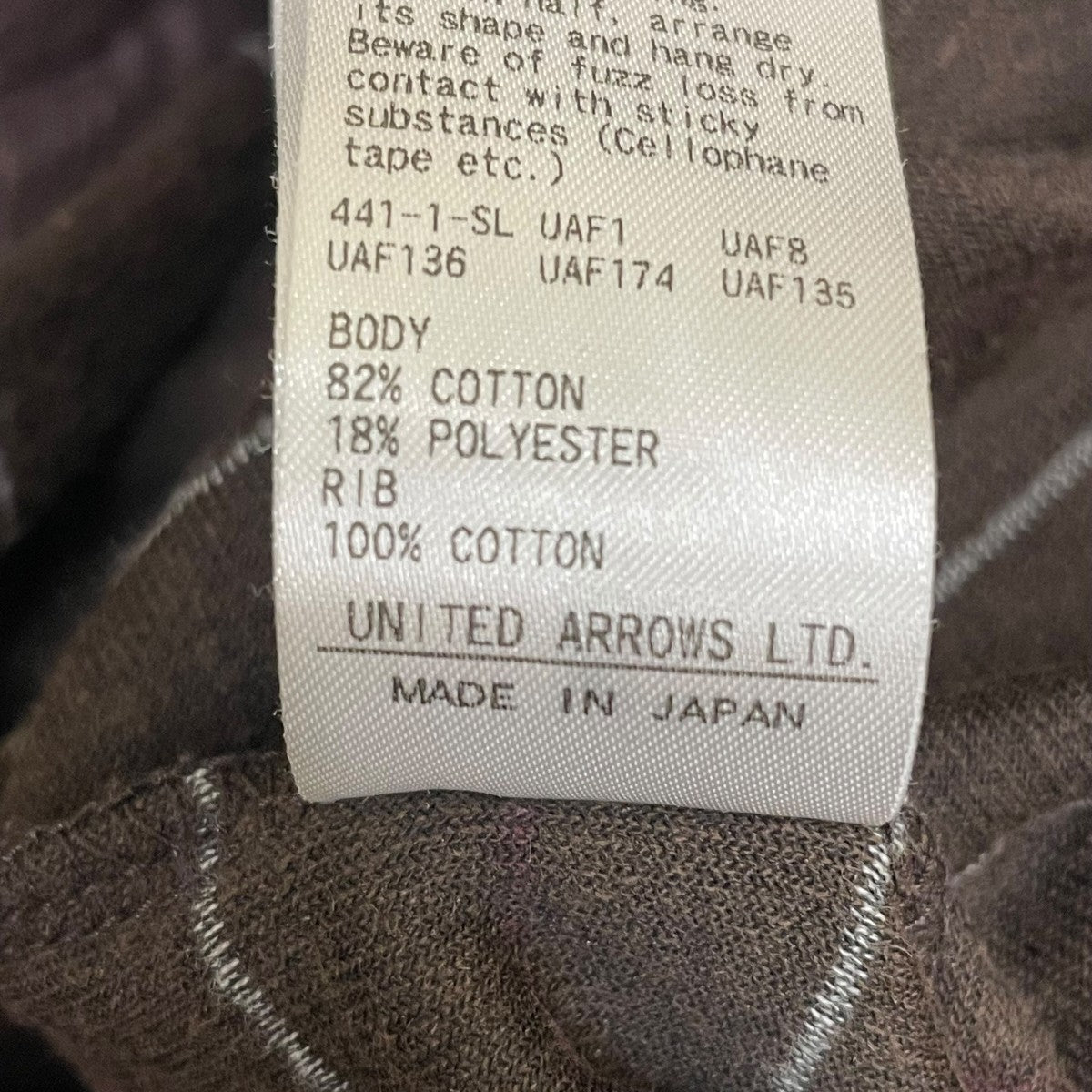 6(ROKU) BEAUTY＆YOUTH ボーダーベロアワンピースワンピース8626-241-0456 古着・中古-6枚目のアイテム画像