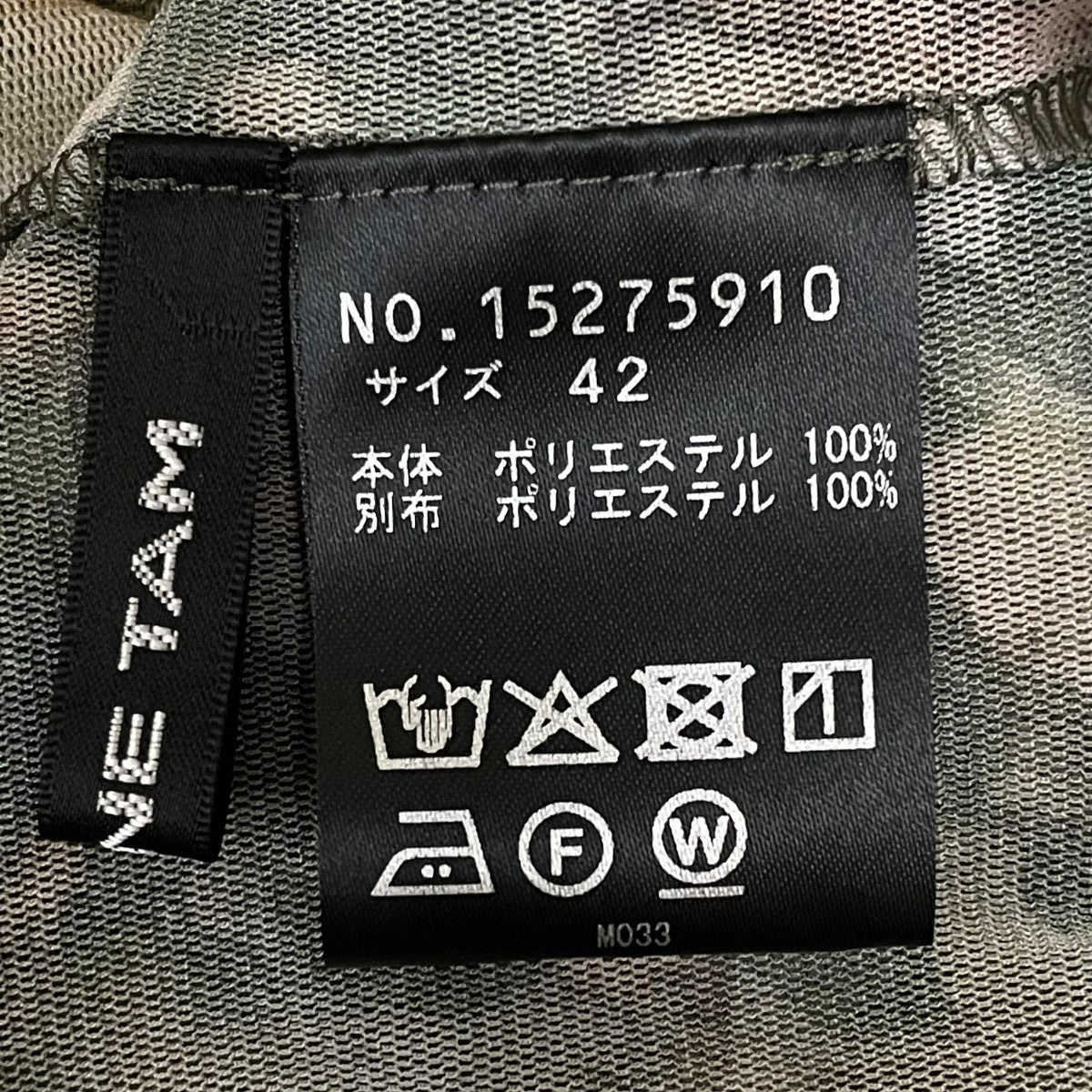 VIVIENNE TAM Buddha print net ブラウスロングスリーブカットソー15275910 古着・中古-5枚目のアイテム画像
