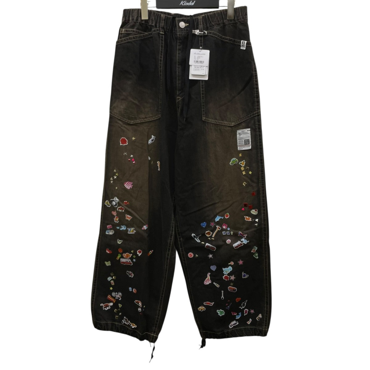 STICKER DENIM PANTSステッカーイージーデニムパンツJ14PT124 1