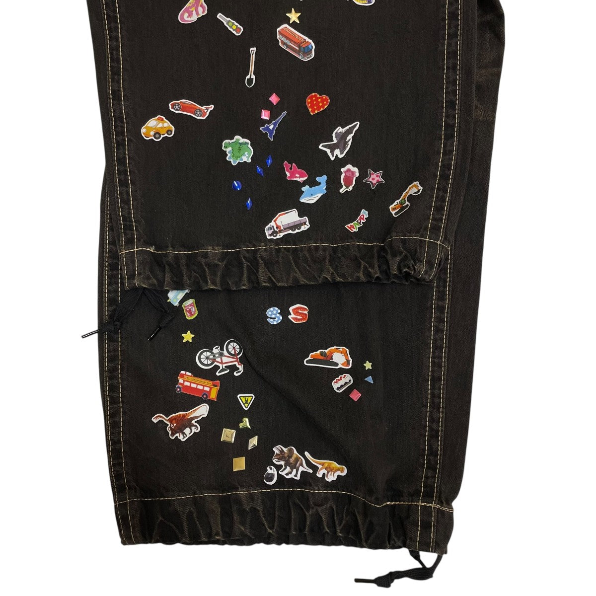 STICKER DENIM PANTSステッカーイージーデニムパンツJ14PT124 1