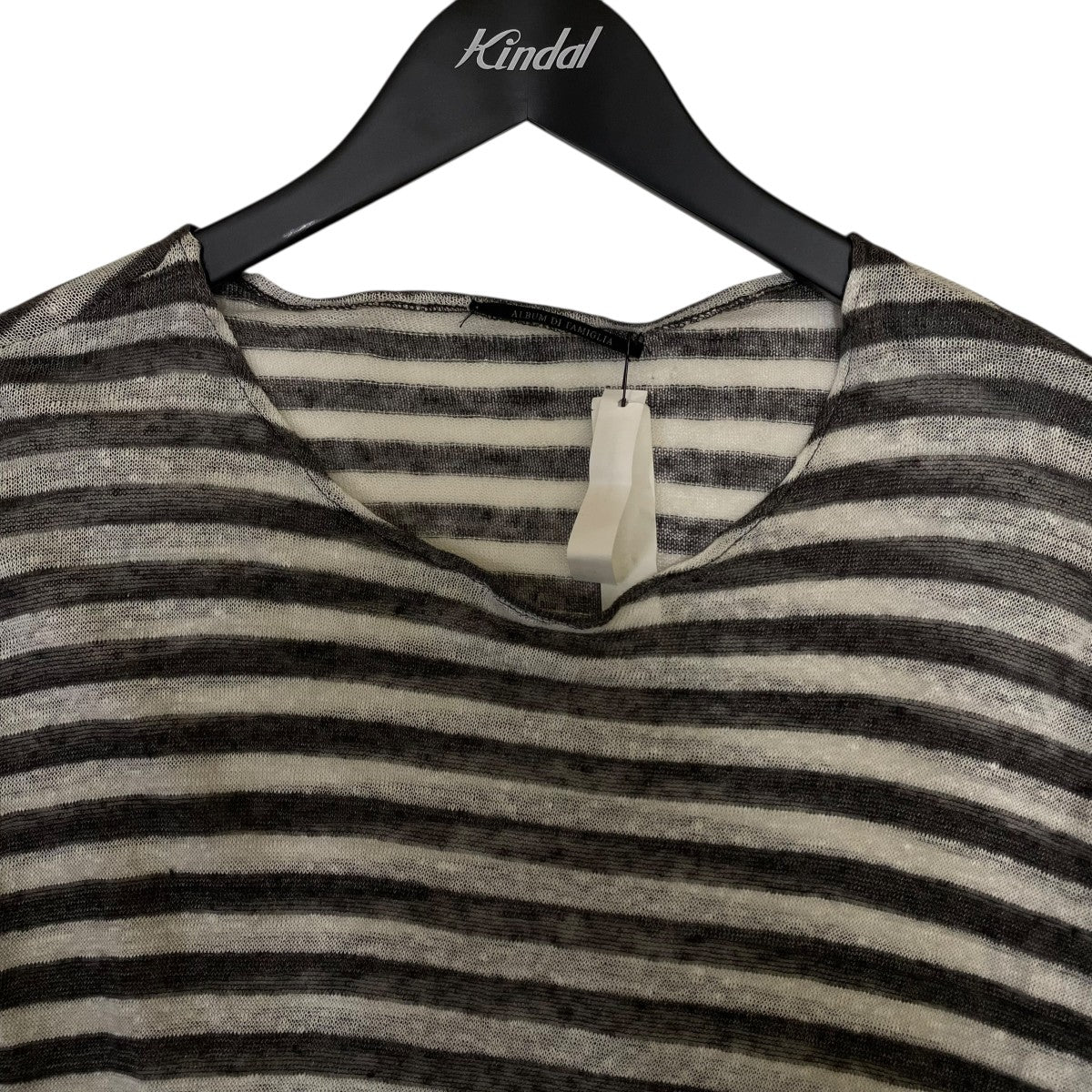 ALBUM DI FAMIGLIA STRIPED JUMPER薄手ロングスリーブカットソー40 67 古着・中古-3枚目のアイテム画像