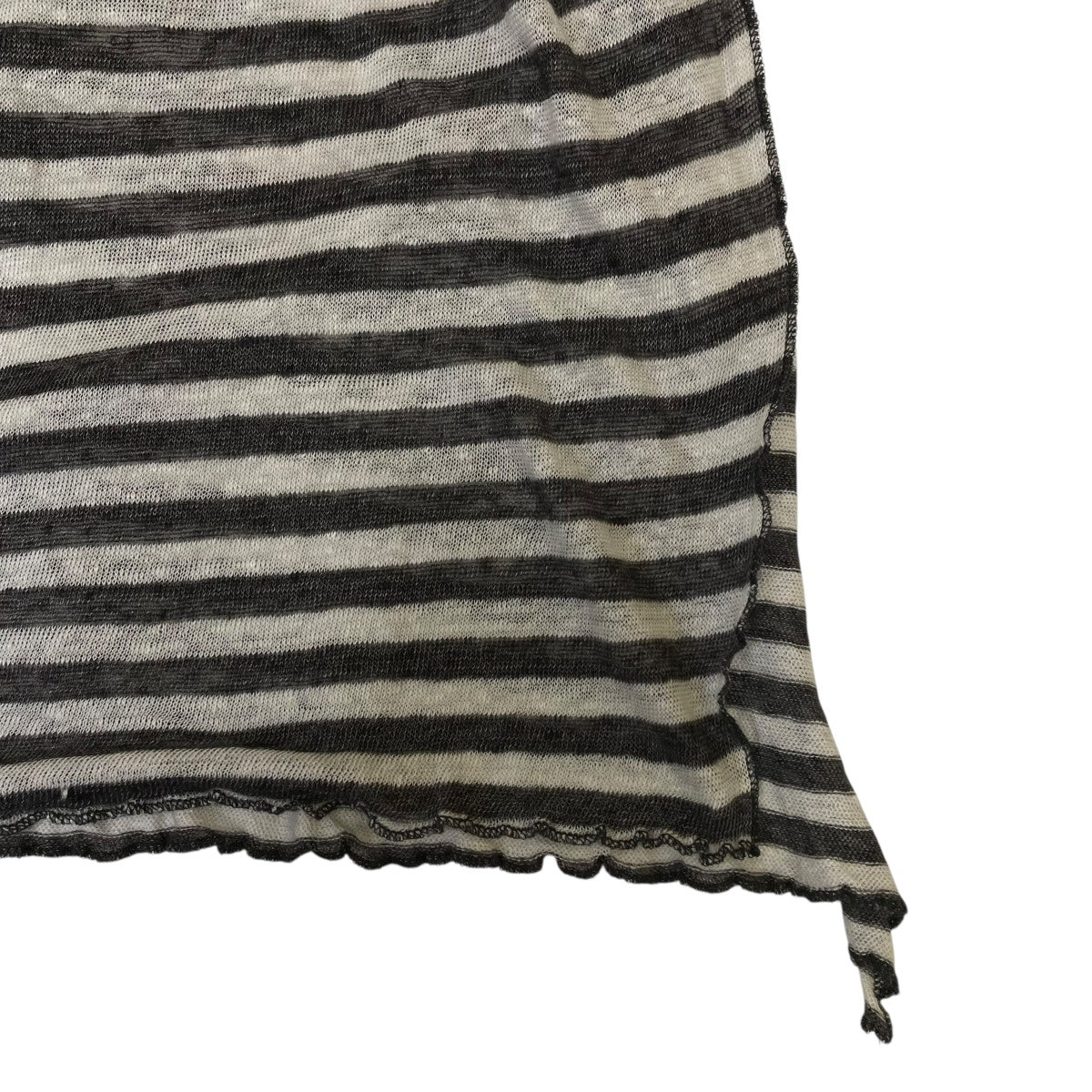 ALBUM DI FAMIGLIA STRIPED JUMPER薄手ロングスリーブカットソー40 67 古着・中古-4枚目のアイテム画像