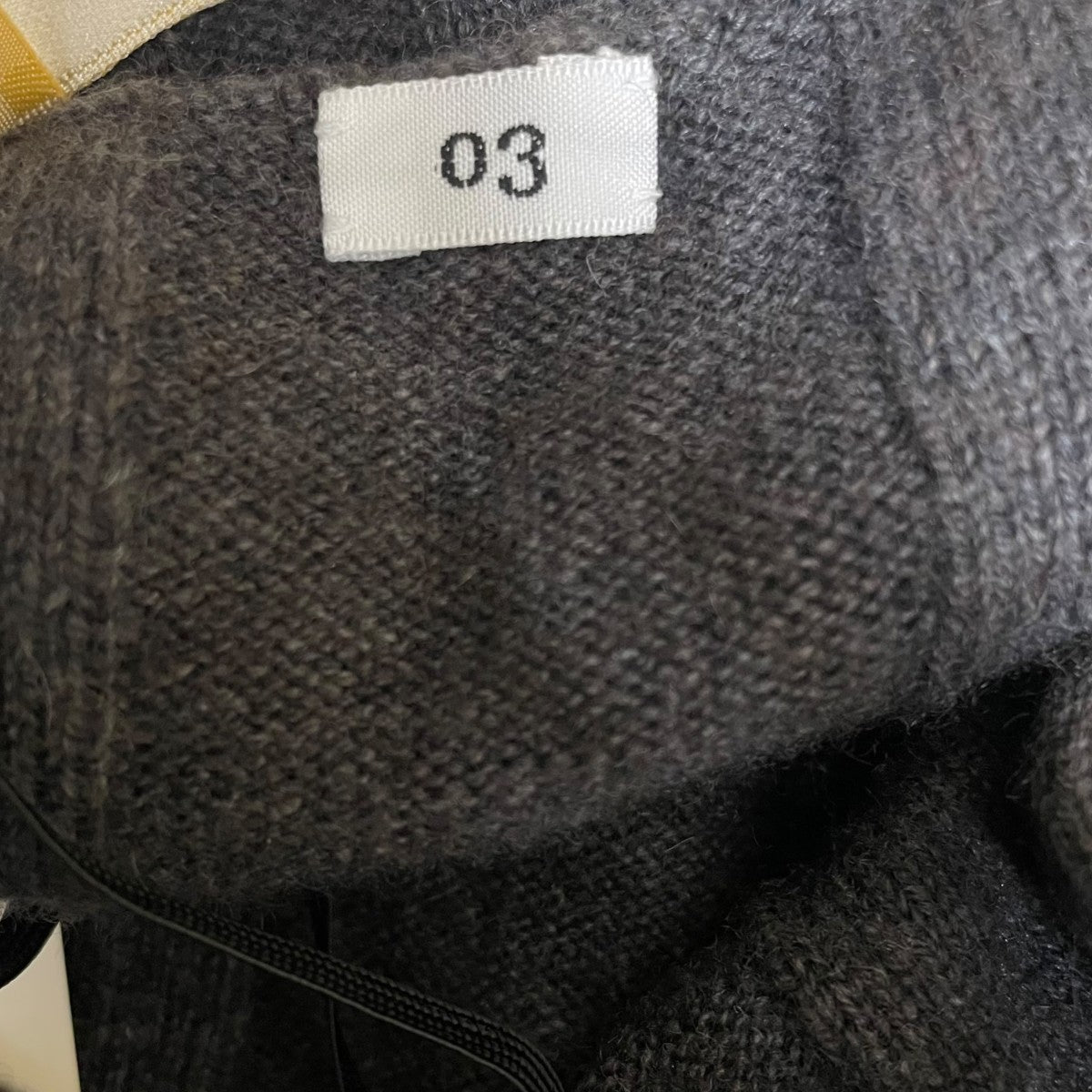 ANSNAM エルボーパッチニットカーディガンRR2324AW04 古着・中古-5枚目のアイテム画像