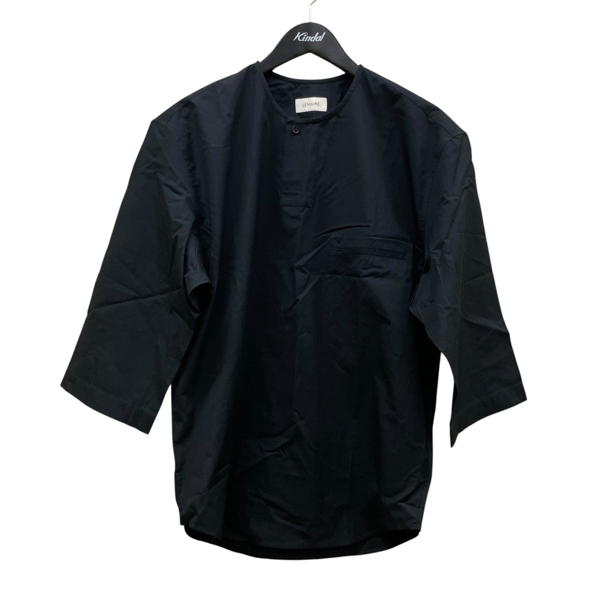 LEMAIRE 5部袖バンドカラーシャツTO1326 LF839 古着・中古-1枚目のアイテム画像