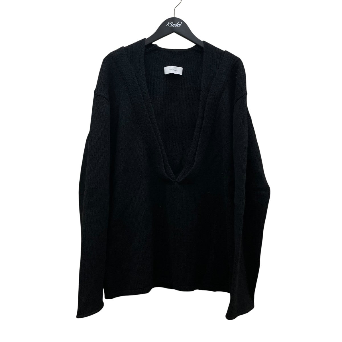 lea boberg Knitted V Neck Jumperニットセーター 古着・中古-1枚目のアイテム画像