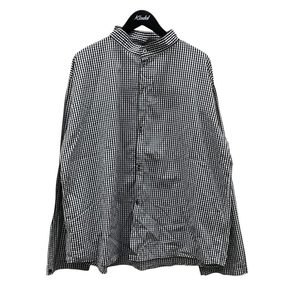 lea boberg RIVER Limited Model CL-SHIRT ギンガムチェック長袖シャツ 古着・中古-1枚目のアイテム画像