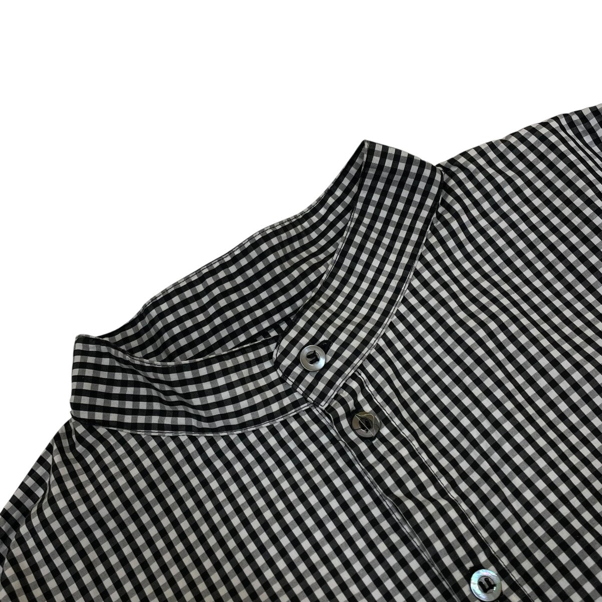 lea boberg RIVER Limited Model CL-SHIRT ギンガムチェック長袖シャツ 古着・中古-3枚目のアイテム画像