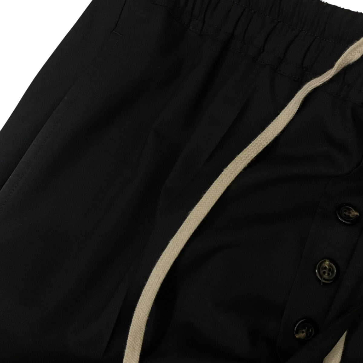 DRAWSTRING SLIM LONG WOOL PANTSドローストリング ウールイージーパンツRU01B1390-ZL