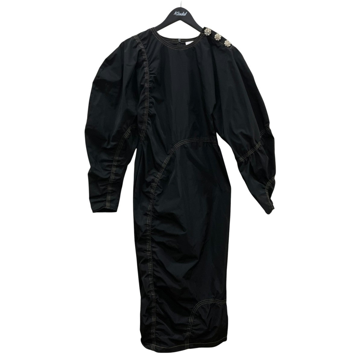 Ganni 長袖ワンピース 古着・中古-1枚目のアイテム画像