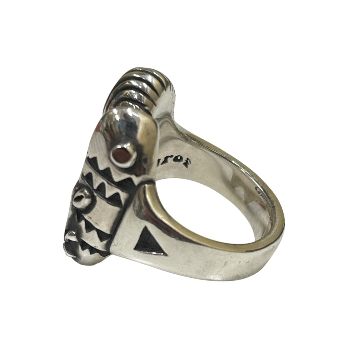 Lamrof×shitabama Dogon Double Face Ringシルバーリング 古着・中古-2枚目のアイテム画像