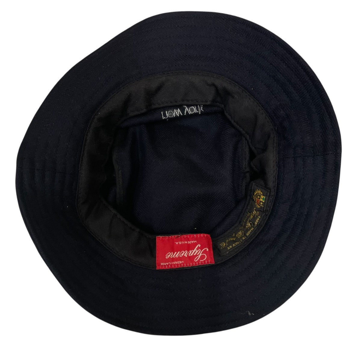 Wool Herringboneバケットハット