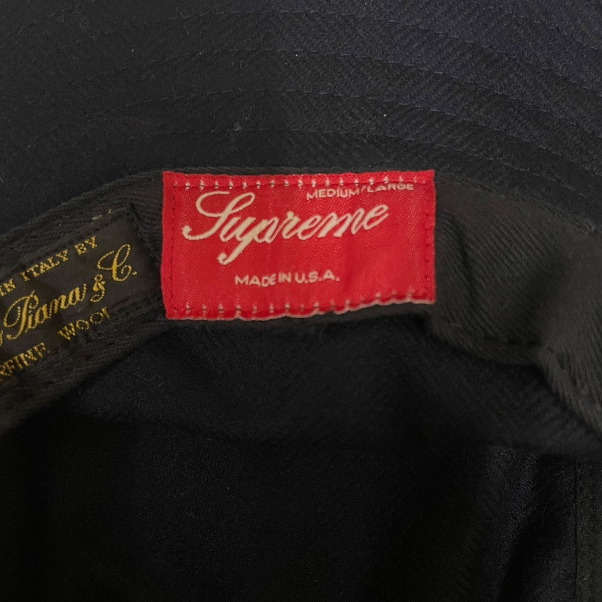 Wool Herringboneバケットハット