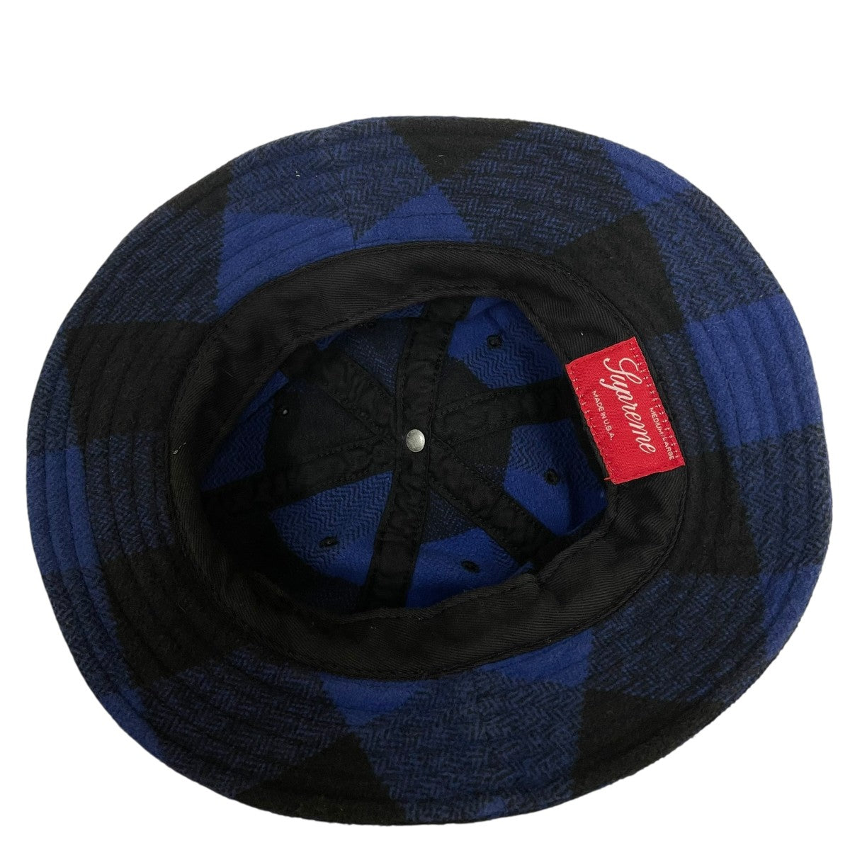 Supreme チェックバケットハット 古着・中古-5枚目のアイテム画像