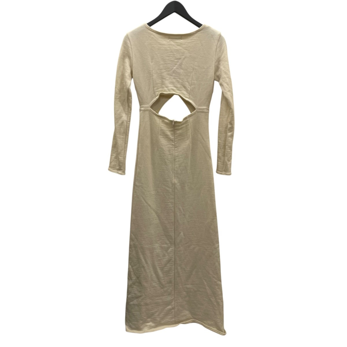 ERiKOKATORi wool sweat cutout dress長袖ワンピースEK5 5 3 古着・中古-2枚目のアイテム画像