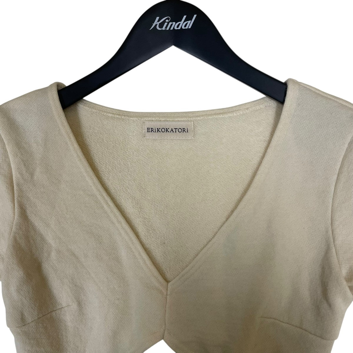 ERiKOKATORi wool sweat cutout dress長袖ワンピースEK5 5 3 古着・中古-3枚目のアイテム画像