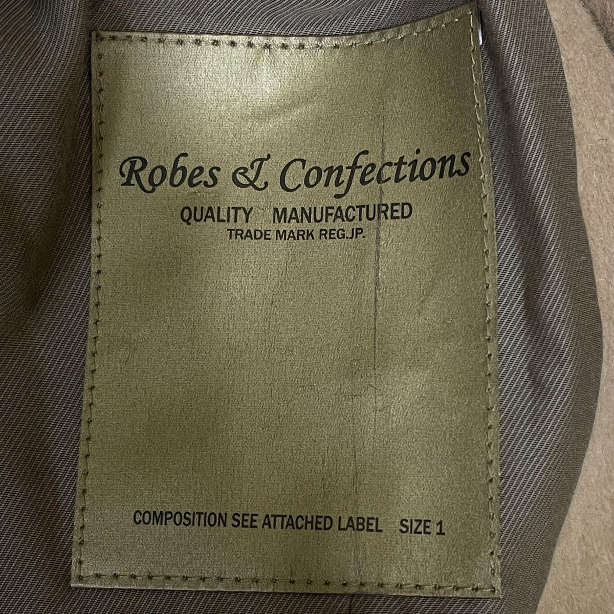 ROBES＆CONFECTIONS ウールジャケットDRC J04 104 古着・中古-5枚目のアイテム画像