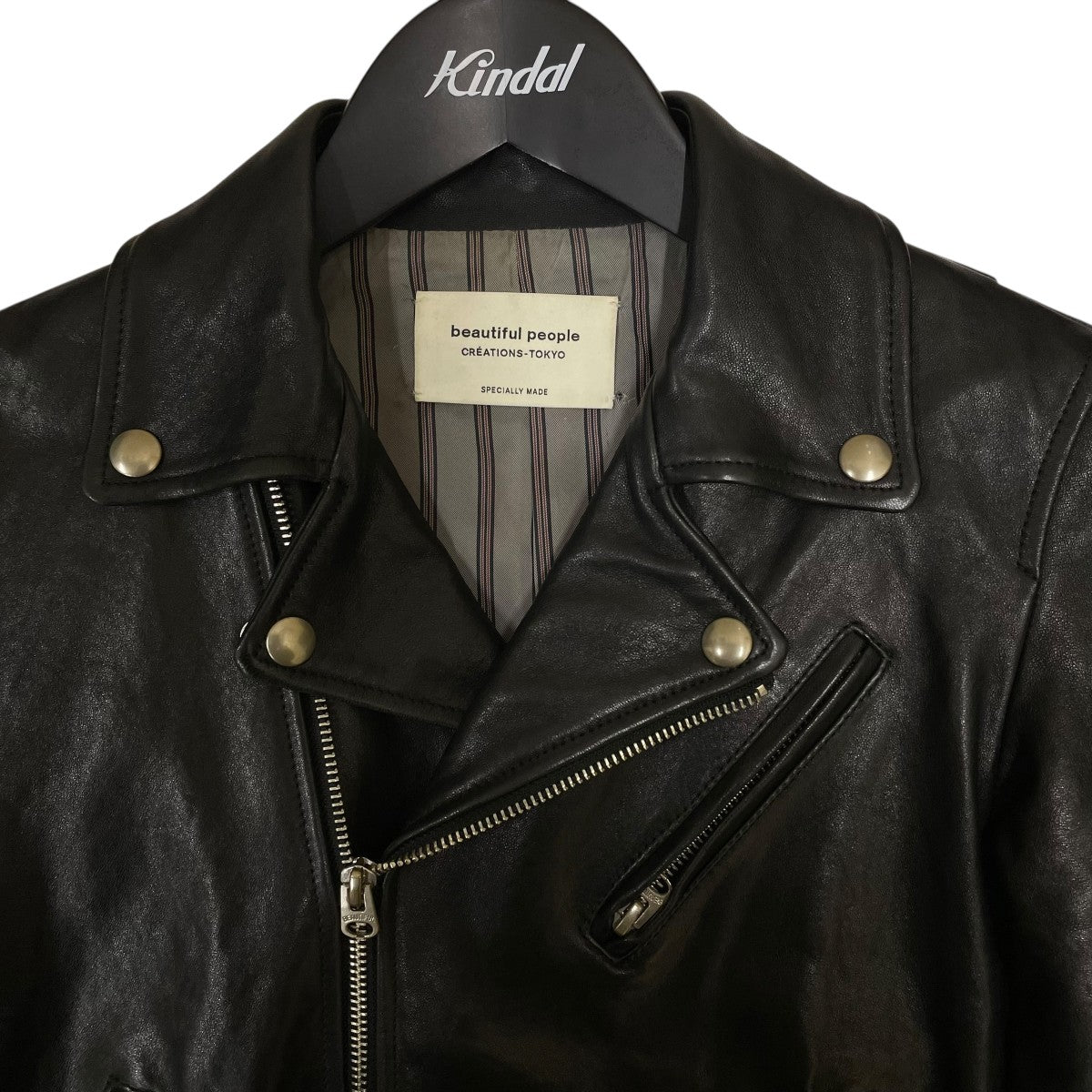 beautiful people(ビューティフルピープル) ラムレザーライダース