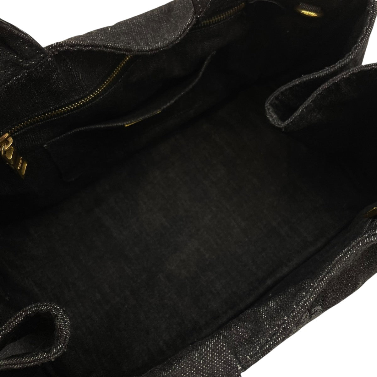 PRADA デニムトートバッグB1872G 古着・中古-5枚目のアイテム画像