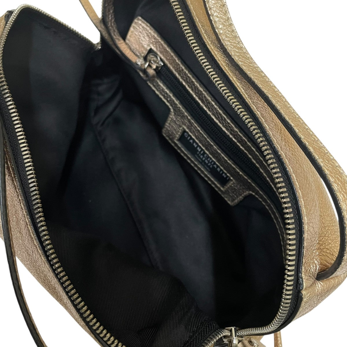 GIANNI CHIARINI アリファS ミニレザーバッグ2WAYハンドバッグ 古着・中古-5枚目のアイテム画像