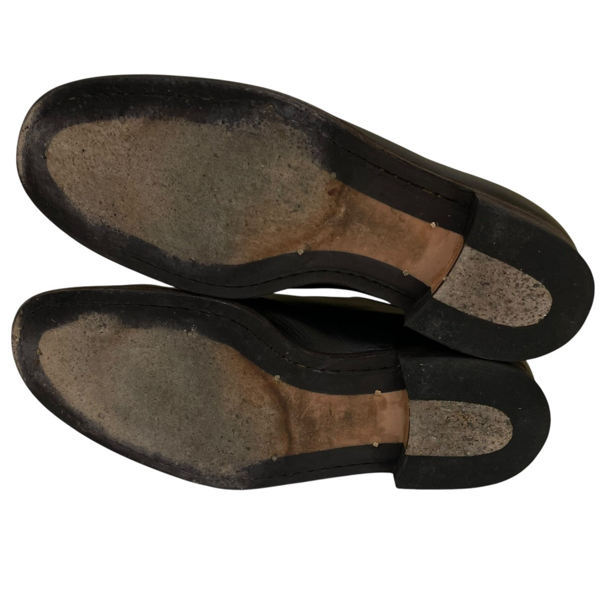 スリッポンレザーシューズ