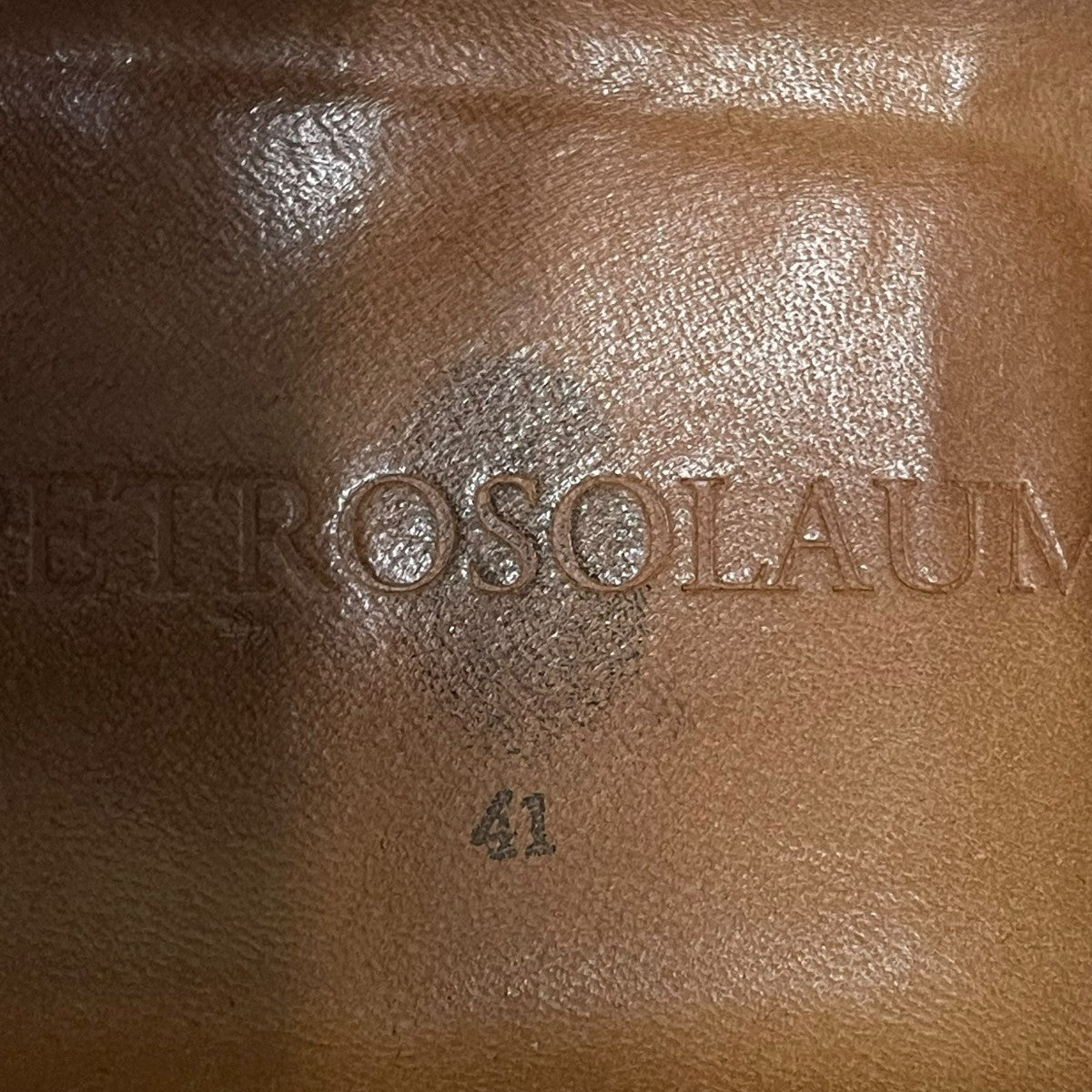 スリッポンレザーシューズ