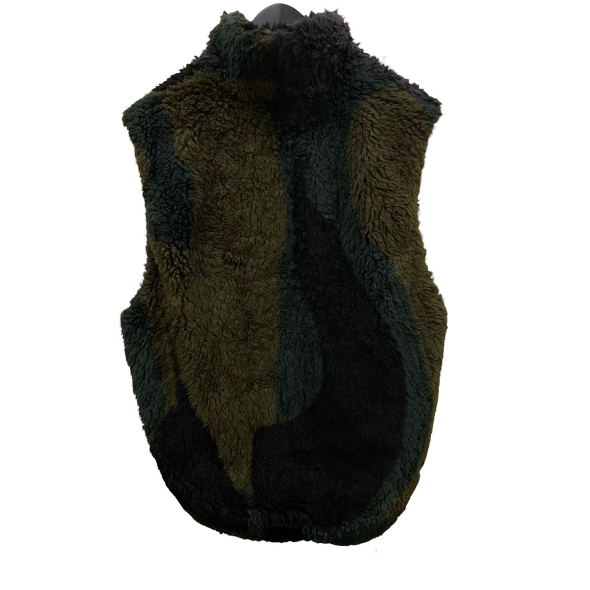 mame kurogouchi Silver Knitted Fluffy Wool VestウールベストMM23FW-JK003 古着・中古-2枚目のアイテム画像