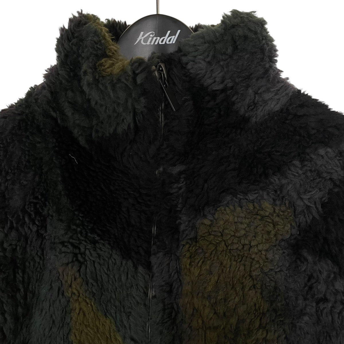 mame kurogouchi Silver Knitted Fluffy Wool VestウールベストMM23FW-JK003 古着・中古-3枚目のアイテム画像