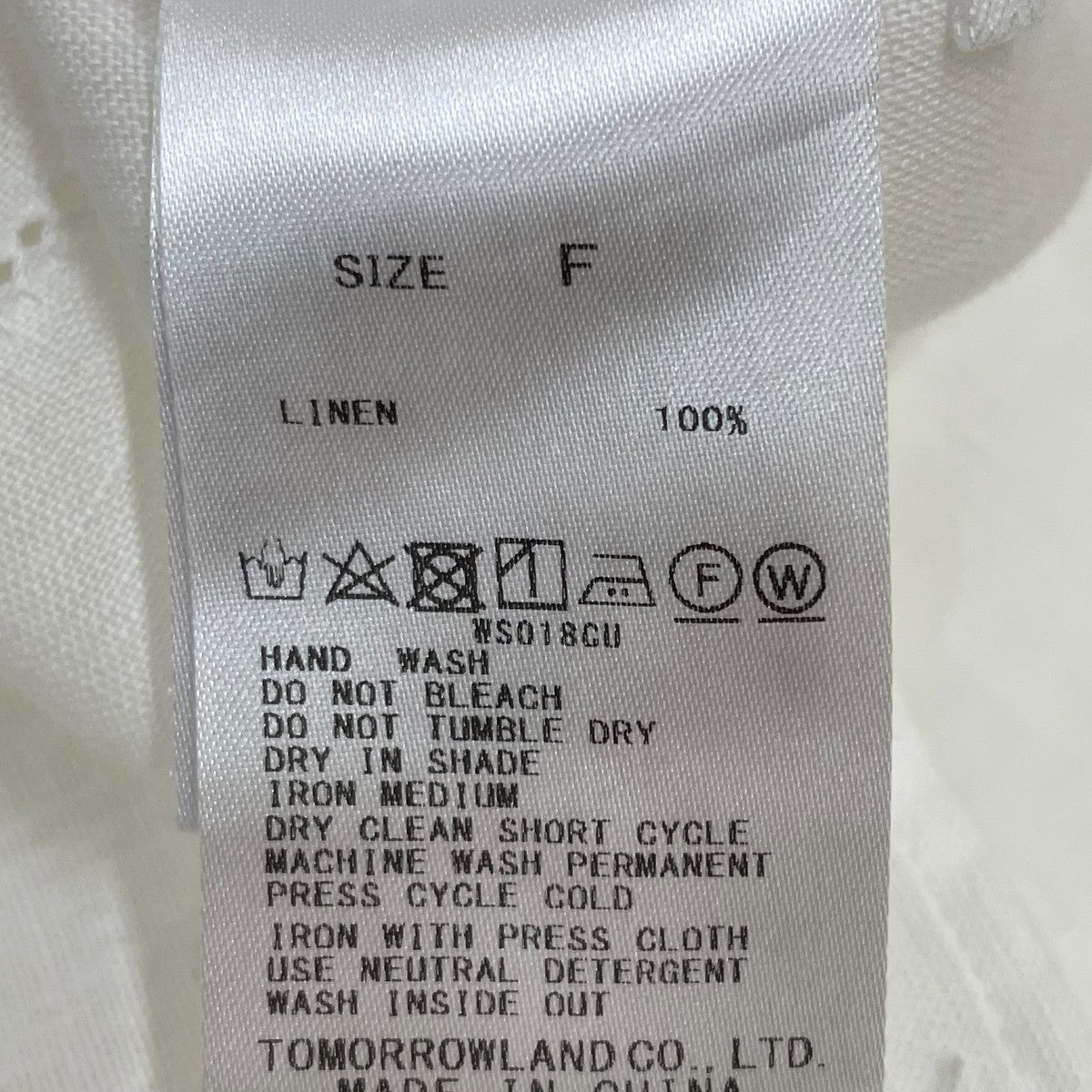 GALERIE VIE フレンチリネン スタンドカラーシャツ半袖シャツ23015101701 古着・中古-5枚目のアイテム画像