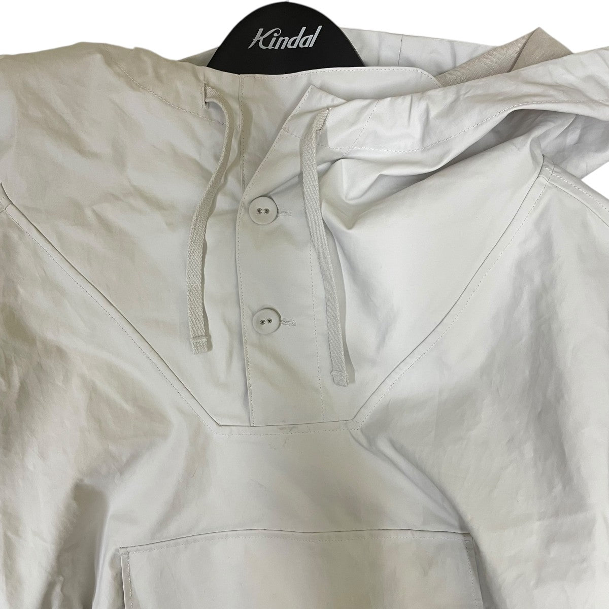 Maison Margiela Waxed Rubber Hooded WindbreakerアノラックパーカーS51AM0496 M35218 古着・中古-3枚目のアイテム画像