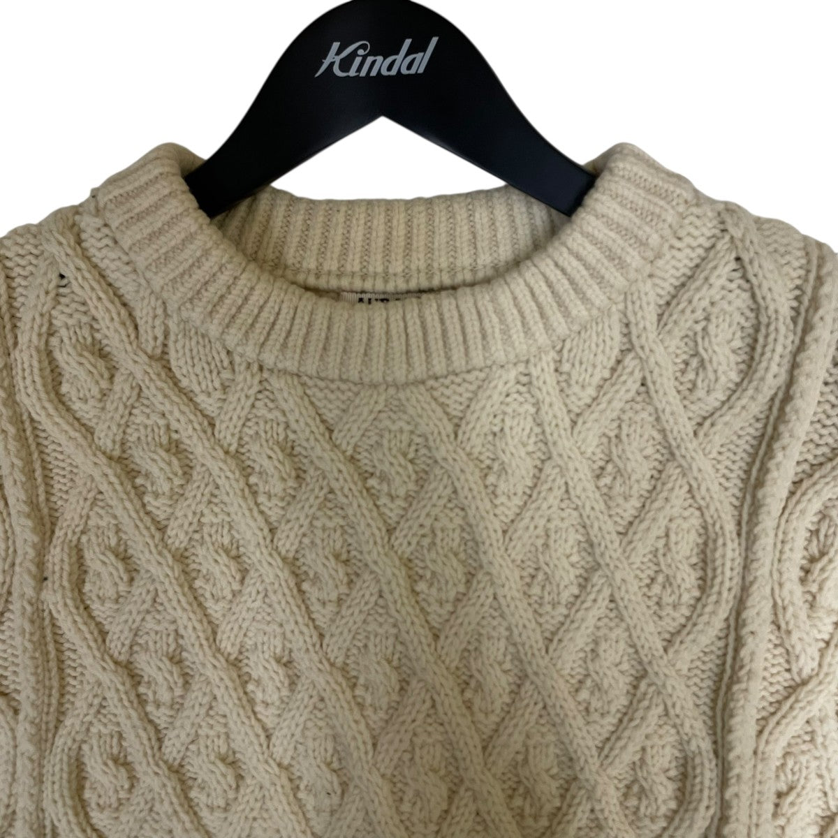 AURALEE(オーラリー) HARD TWIST MERINO ARAN KNIT VESTニットベスト