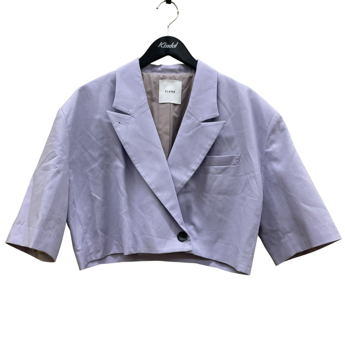 CLANE CROPPED TAILORED JACKETミニ丈ジャケット16103-0472 古着・中古-1枚目のアイテム画像