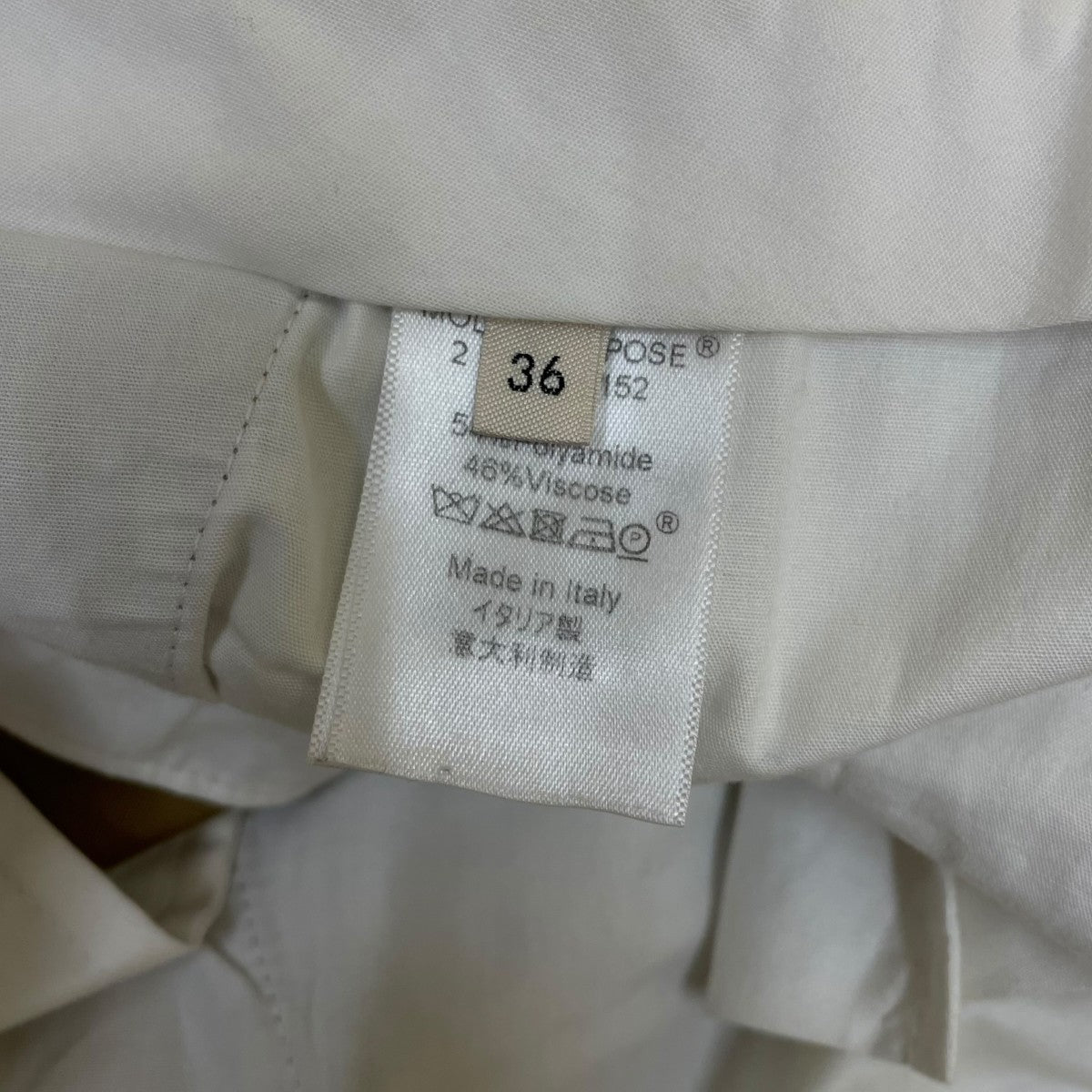 CELINE タックパンツ スラックス 古着・中古-6枚目のアイテム画像