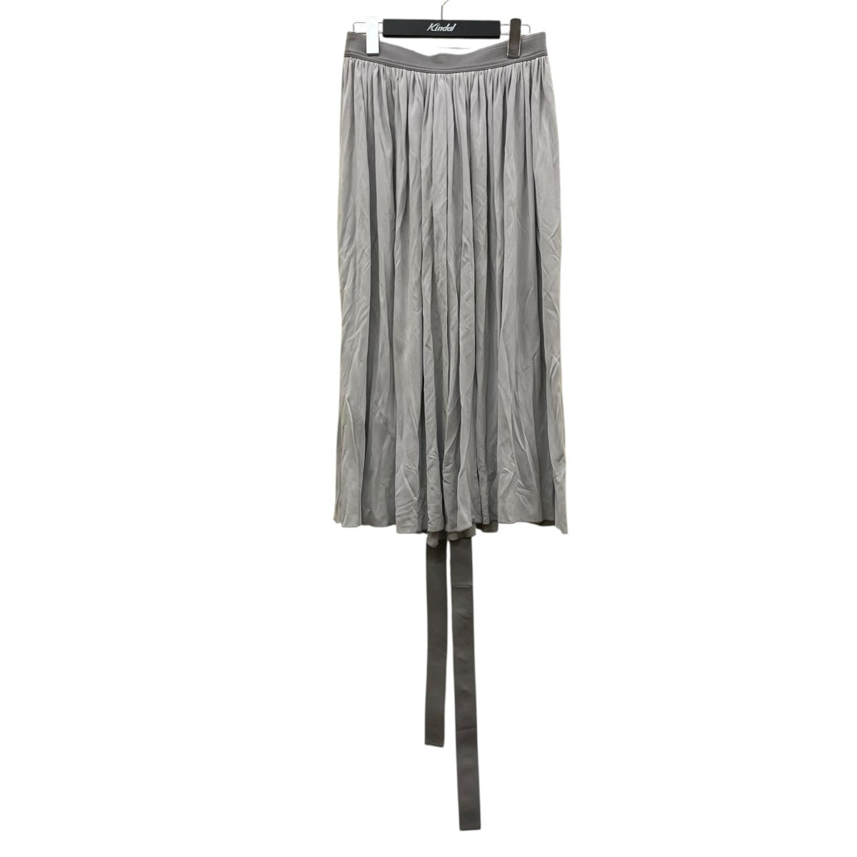 フィービー期 レザーベルト付き ギャザースカート ロングスカート2 2N97