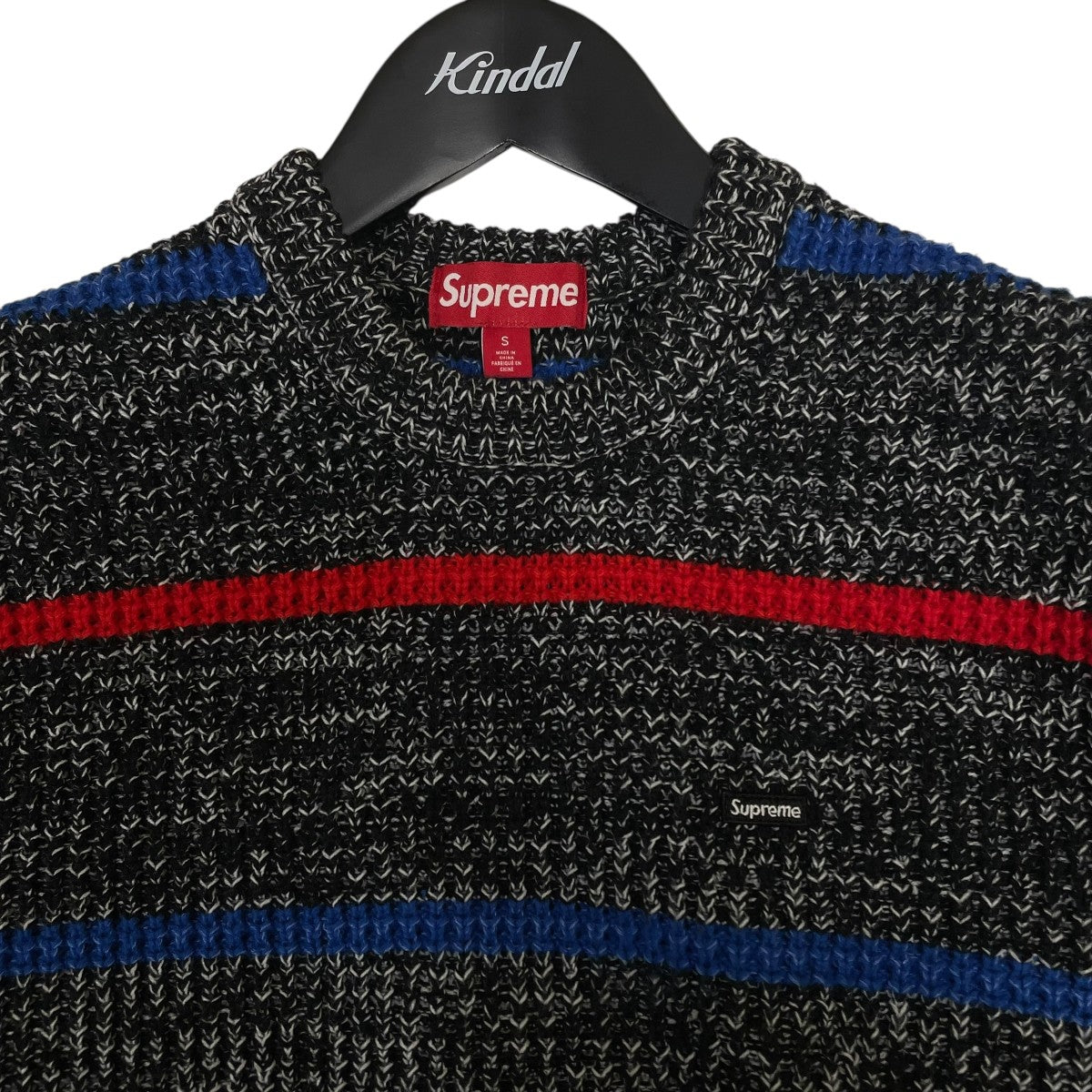 24AWWaffle Small Box Sweaterアクリルニットセーター