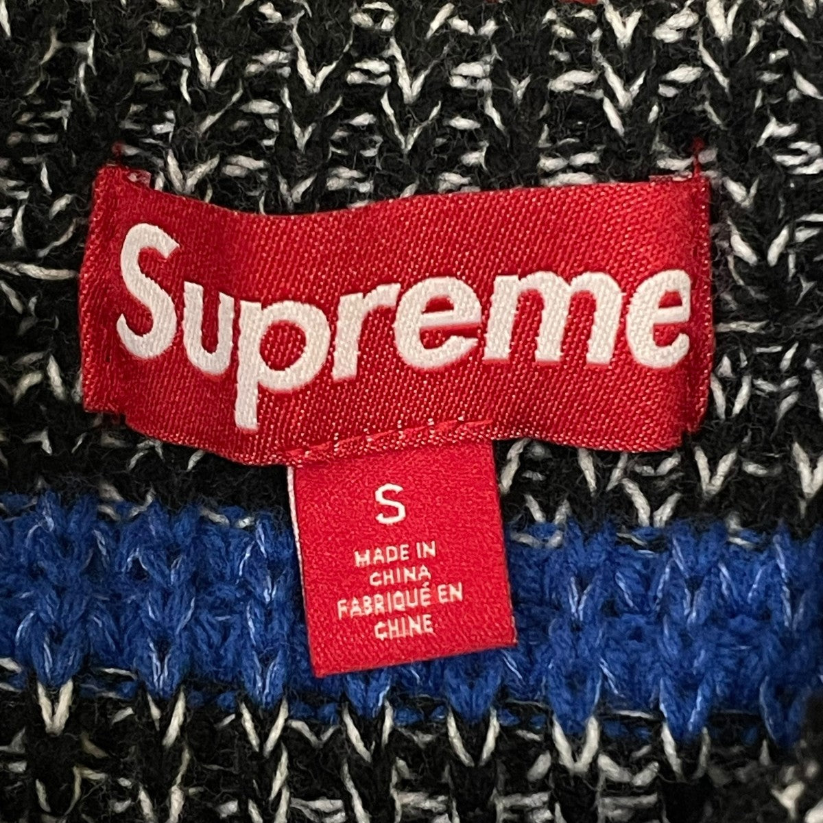 24AWWaffle Small Box Sweaterアクリルニットセーター