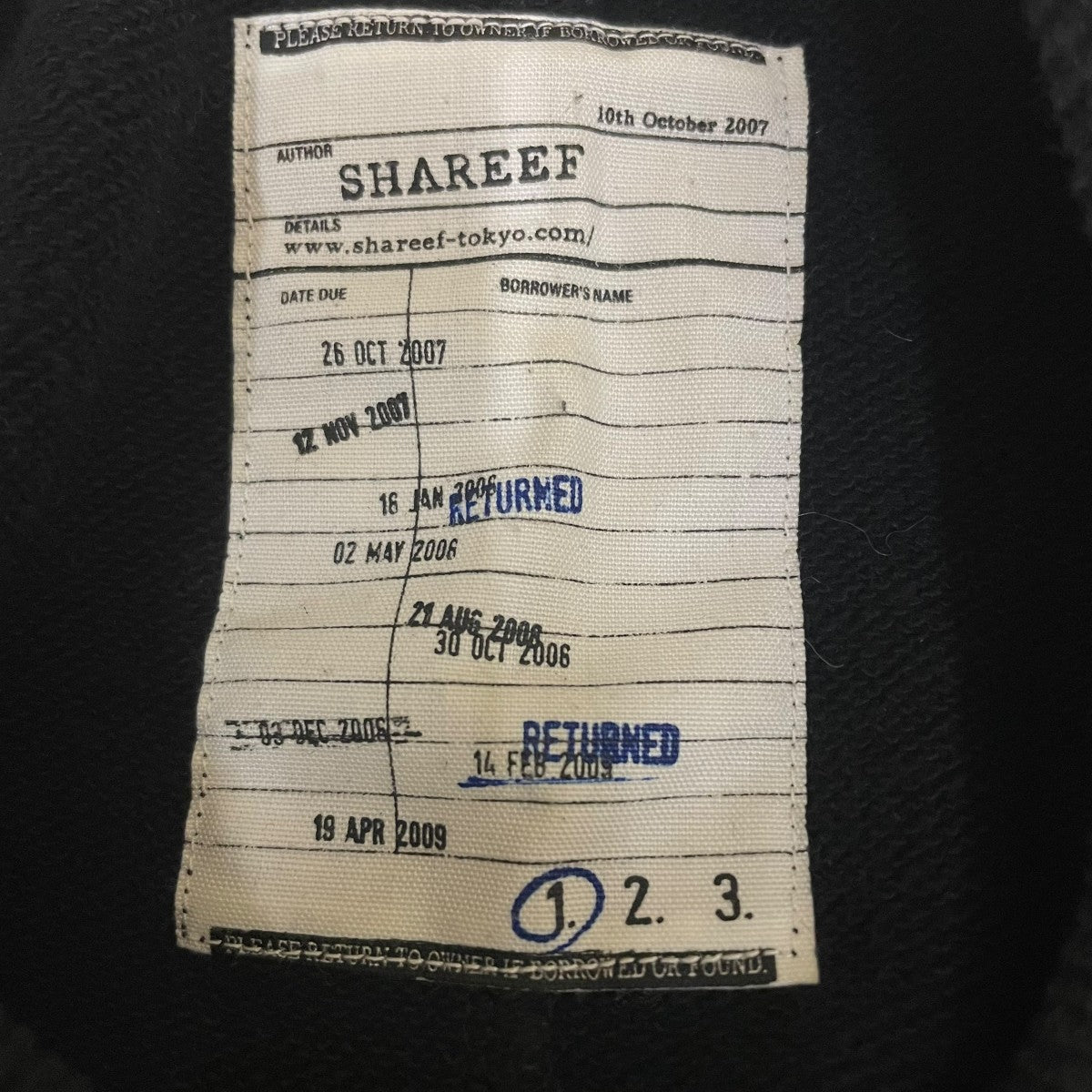 SLEEVE BIG SWEATスウェット(袖取り外し可)19315044