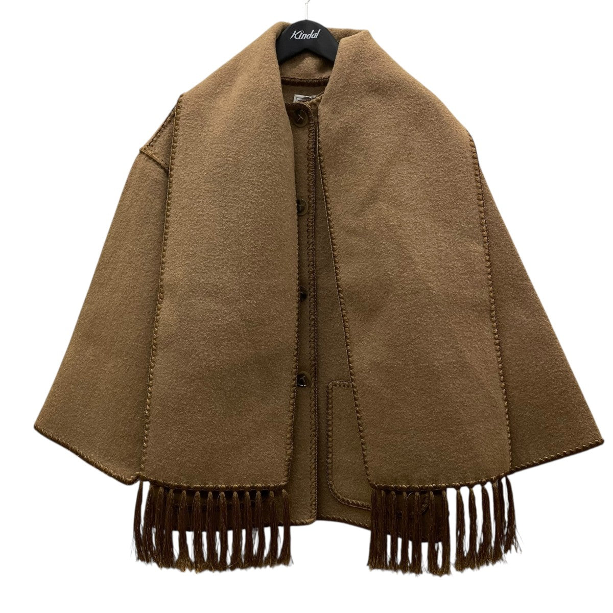 toteme Embroidered scarf jacketウールジャケット244 WR0918 FB0292 古着・中古-1枚目のアイテム画像